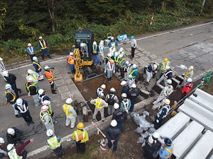 詳細調査実施（秋田県大仙市）